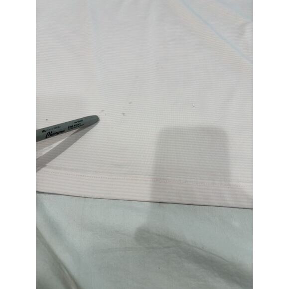 Under Armour Polo Shirt Men's Size XL Pink Striped Short Sleeve Performance polo - Picture 8 of 8